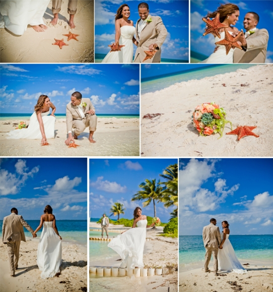 Cayman Islands Trash the Dress: Romantic Beach Wedding Photoshoot