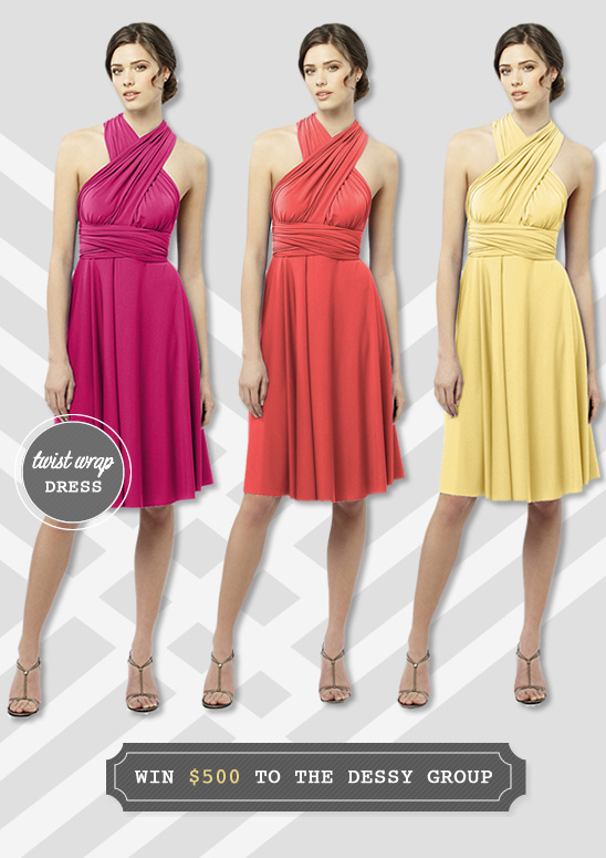 Win a $500 Dessy Group Gift Certificate for Wedding Accessories!