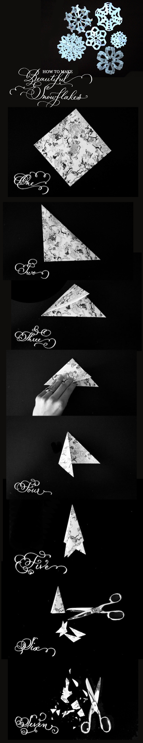 Easy DIY Paper Snowflakes: A Winter Craft Tutorial by Laura Lavender