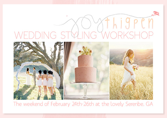 Elevate Your Wedding Styling with Joy Thigpen's Workshop