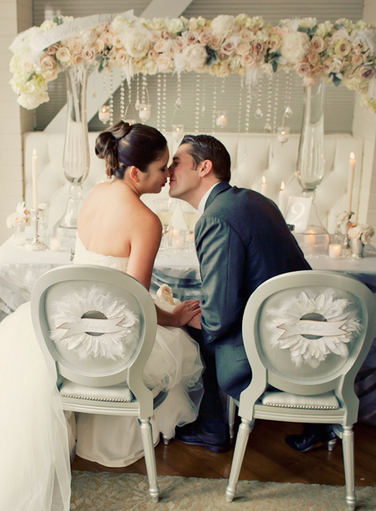 Elegant Winter Wedding Inspiration with Sparkle and Romance