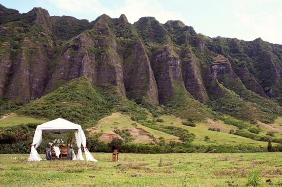 Romantic Surprise Proposal at Kualoa Ranch, Oahu Hawaii