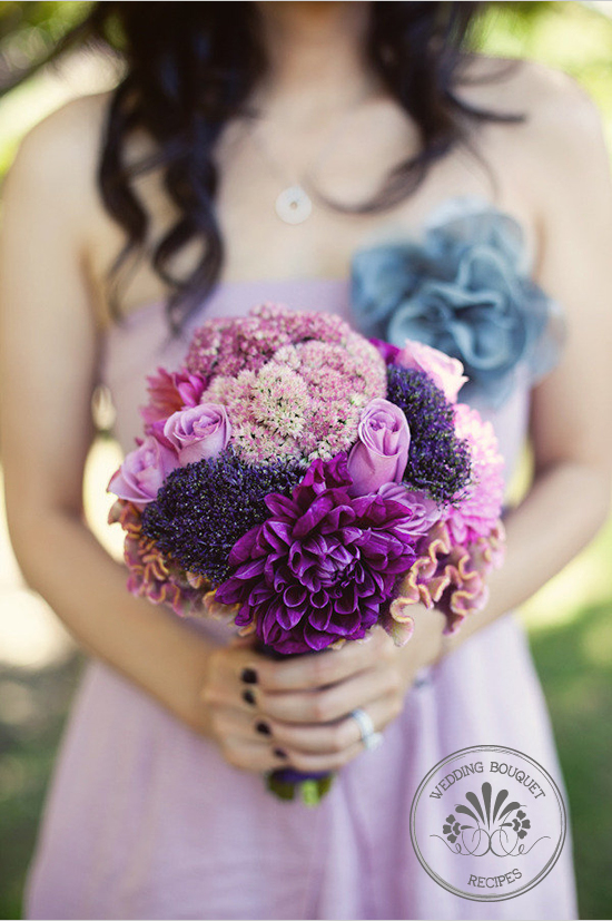 Purple Wedding Bouquet Recipe: Stunning Floral Design