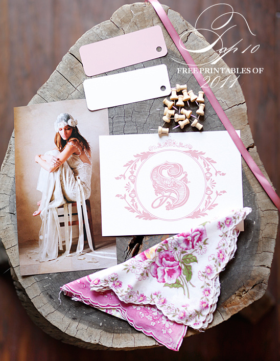 Free Wedding Printables: Monograms, Invitations & More