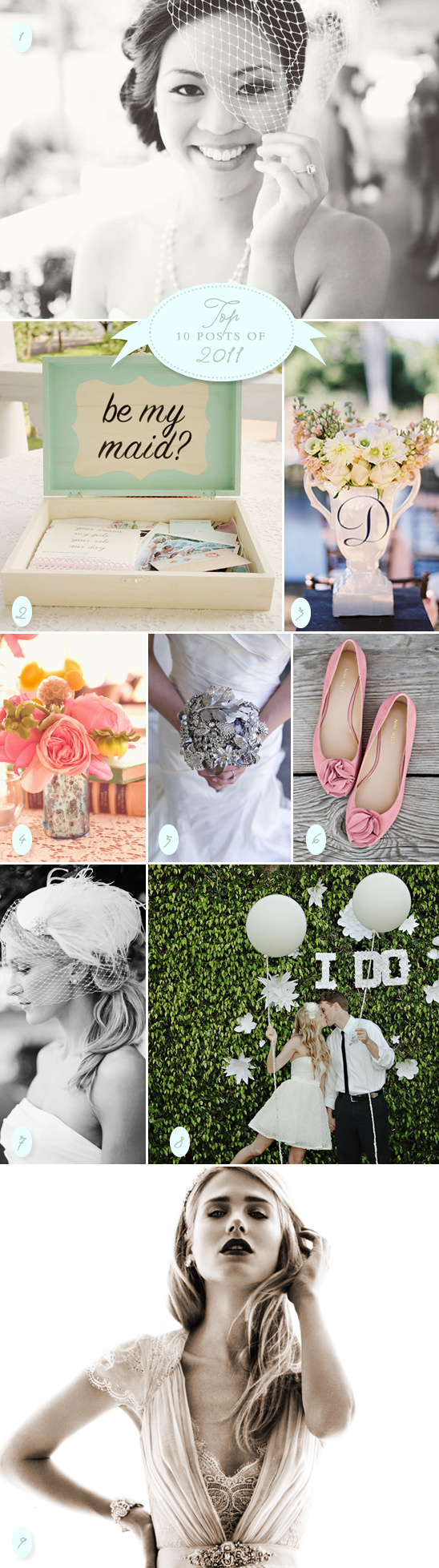 Top 10 Wedding Posts of 2011: Rustic, Glam, and More!