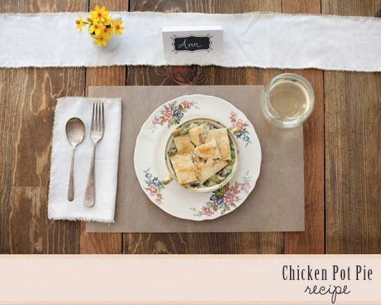 Chicken Pot Pie Recipe: Perfect Bridal Shower Tea Party Treat