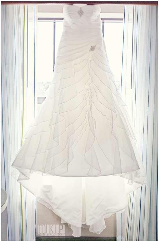 Cobalt Blue Romantic Wedding: Chiffon, Shoes, and Elegant Details