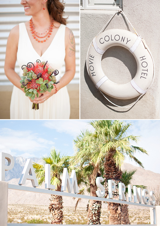 Graphic Designers' Palm Springs Wedding: Nine Ten Eleven Theme