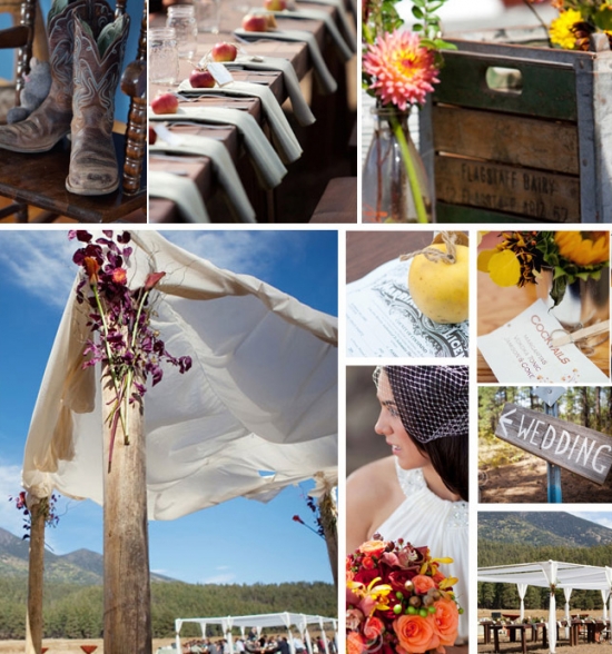 Rustic Western Wedding Inspiration in the Bay Area by Sedona Bride