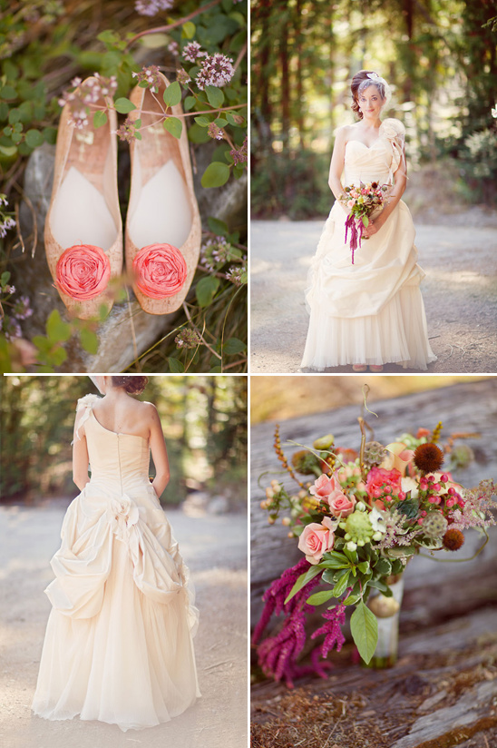 Idaho Lakeside Wedding: Ivory, Peach, and Handmade Details