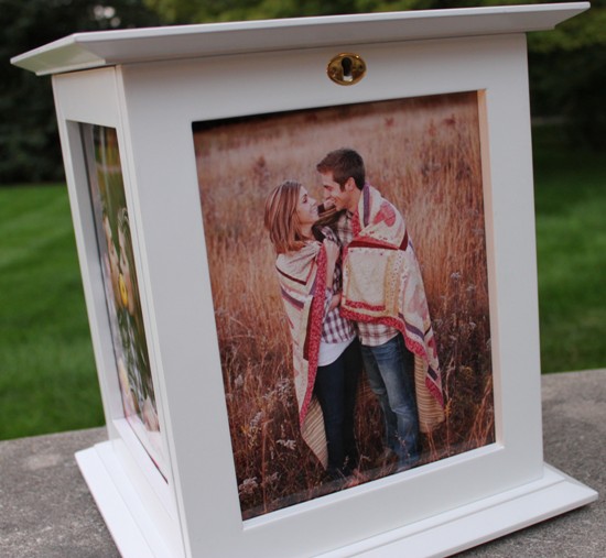 Unique Photo Frame Wedding Card Box on Sale Now
