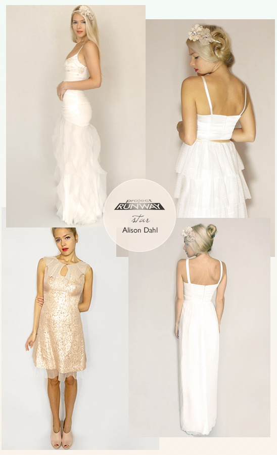 Project Runway's Alison Dahl Kelly: Bridal & Party Fashion Line