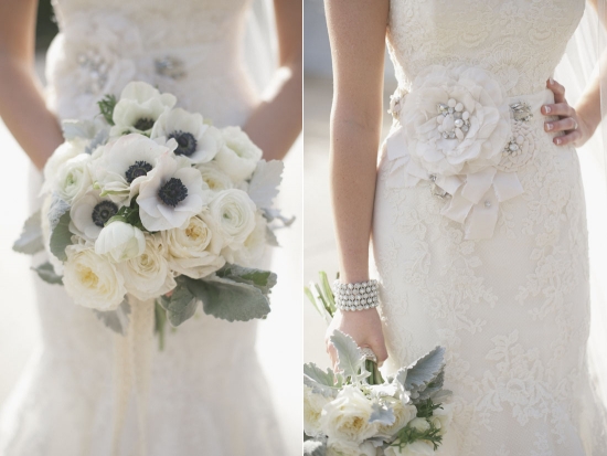Romantic White Wedding with Color Me Rad