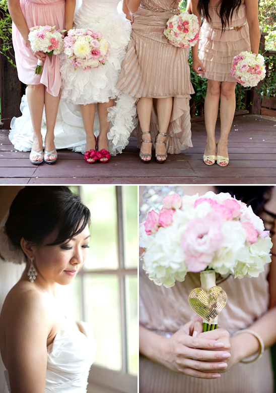 Shabby Chic Garden Wedding with Handcrafted Details & Blush Dresses