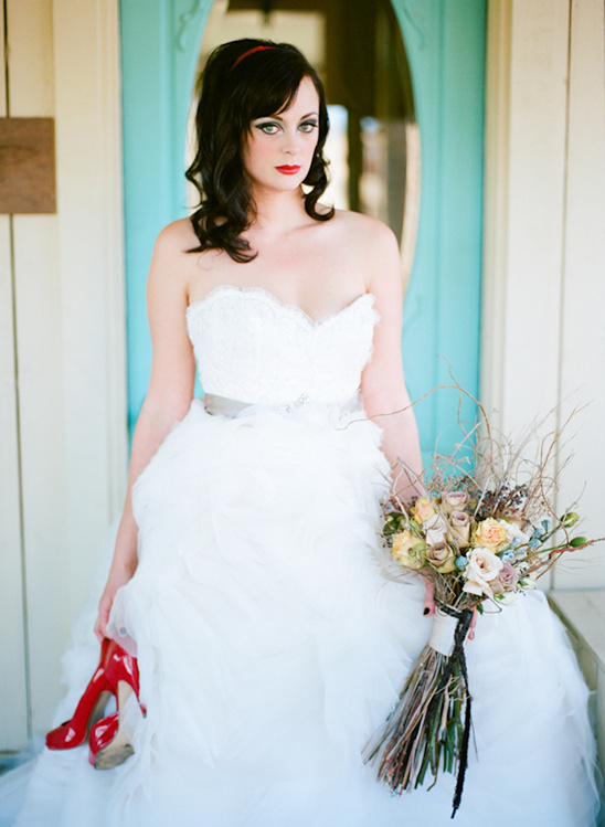 Dark Fairytale Snow White Wedding Inspiration Shoot