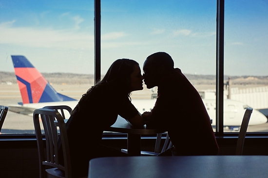 Airport Engagement Photos: Celebrating a Long Distance Love Story