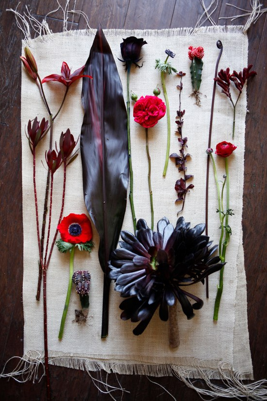 Black and Red Wedding Flowers: Exotic Blooms for Bold Arrangements