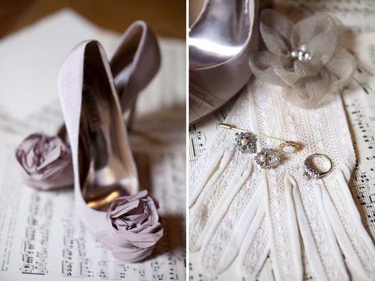 Shabby Chic Dallas Wedding: Vintage Music & Sweet Details