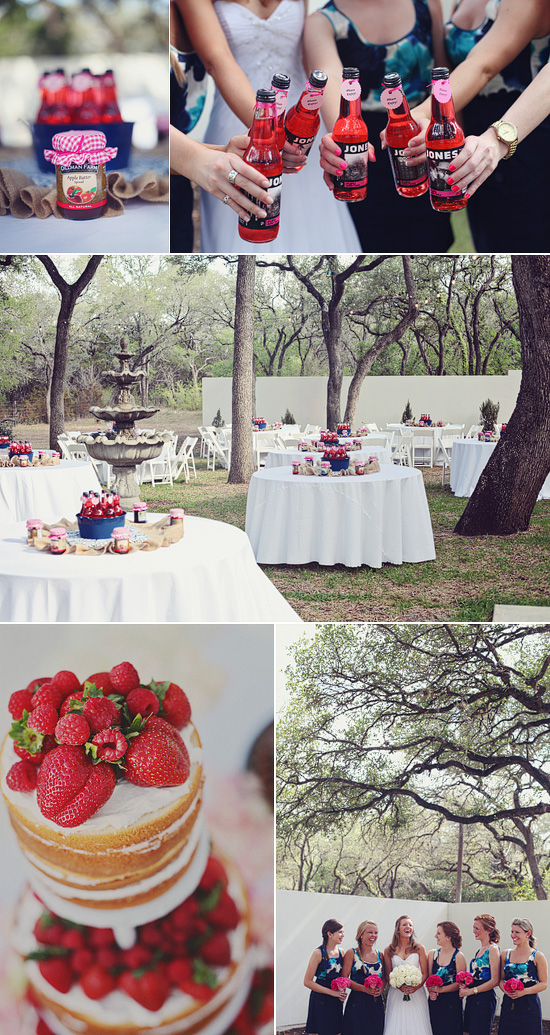 Rustic Garden Wedding: Jones Soda, Dillman Jam, Anthropologie