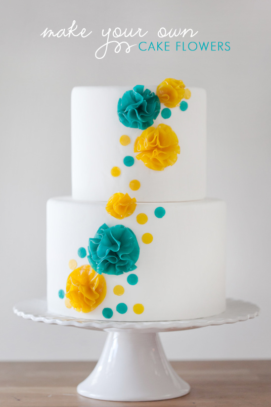 Easy DIY Cake Flowers with Fruit Leather