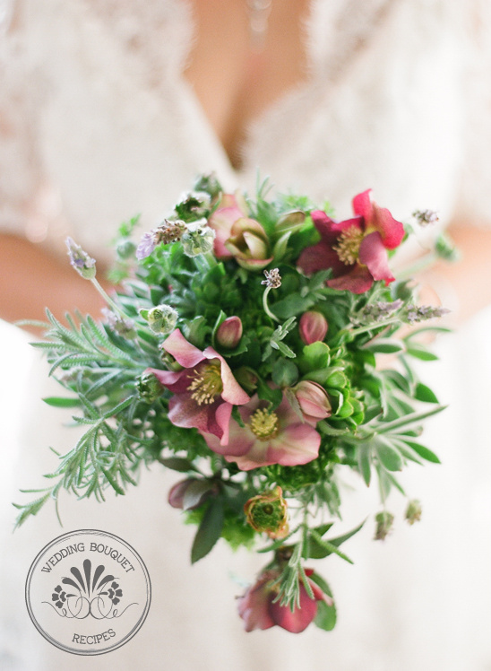 Stunning Natural Wedding Bouquet & Boutonniere Inspiration by Krista Jon
