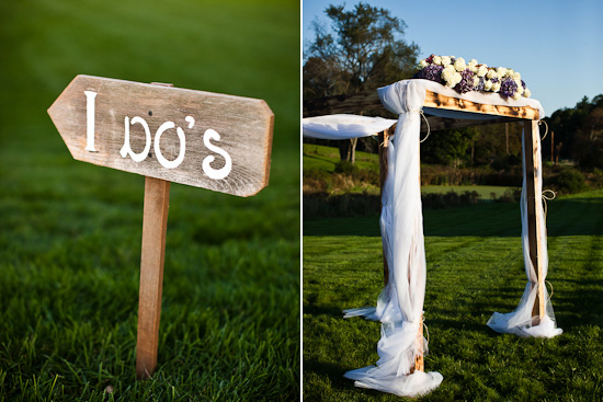 Rustic Barn Wedding: Reclaimed Wood Arch, Vintage Charm
