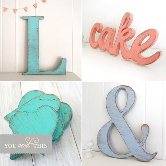 Charming Pastel Wooden Wedding Signs for Lasting Decor