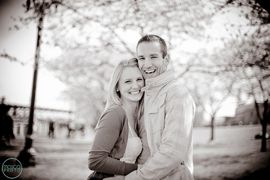 Bright Light, Spring Blooms, Portland Engagement Session