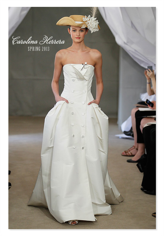 Carolina Herrera Bridal Spring 2013: Elegant Gowns Inspired by Cecil Beaton