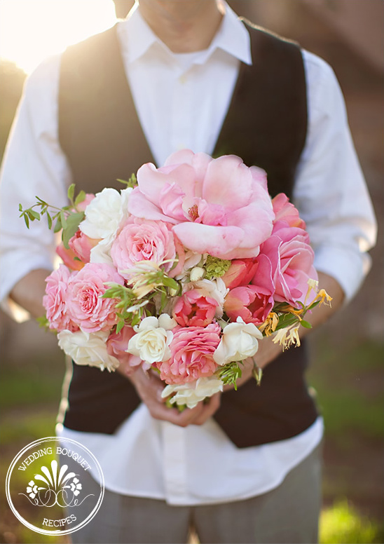 Pink Spring Bouquet: A Vintage Inspired Delight