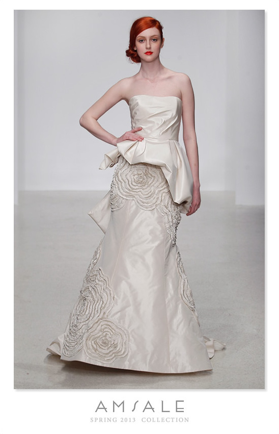 Amsale Spring 2013 Bridal Collection: Classic Elegance for Your Dream Dress