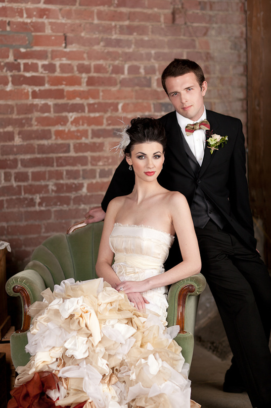 Elegant Rustic Wedding Inspiration at Melrose Market Studios in Seattle