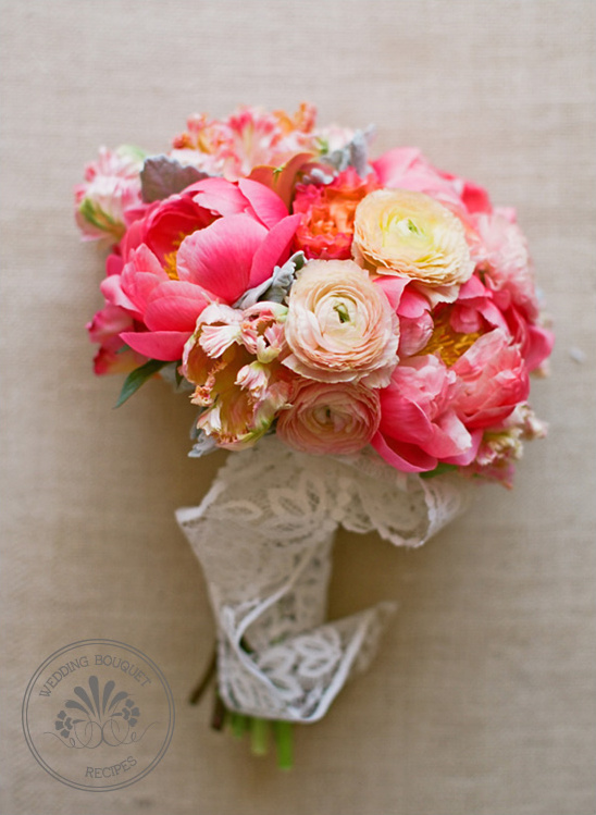 Stunning Spring Wedding Bouquet: Romantic Florals by Oak and the Owl