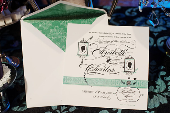 Pride & Prejudice Wedding: Midnight Tea inspo with stunning details