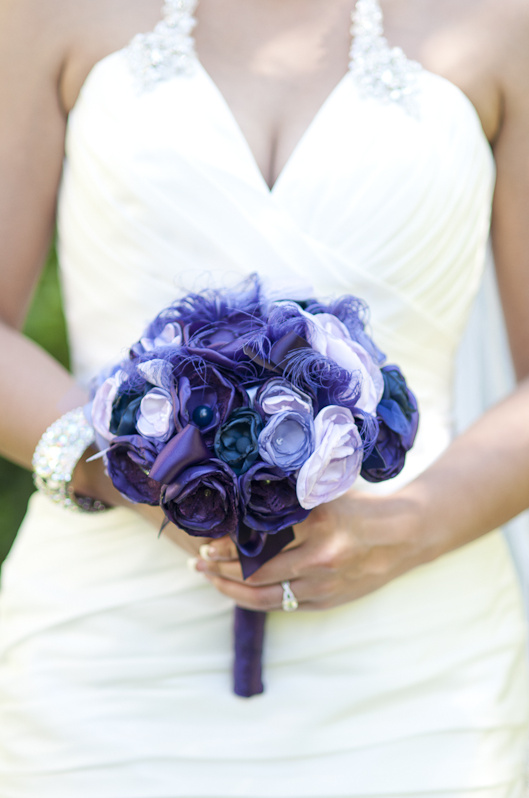 Purple and Navy Wedding: Elegant Las Vegas Celebration