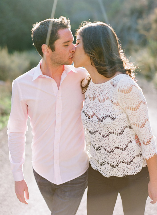 Romantic Engagement Photography in Rustic Canyon, Orange County