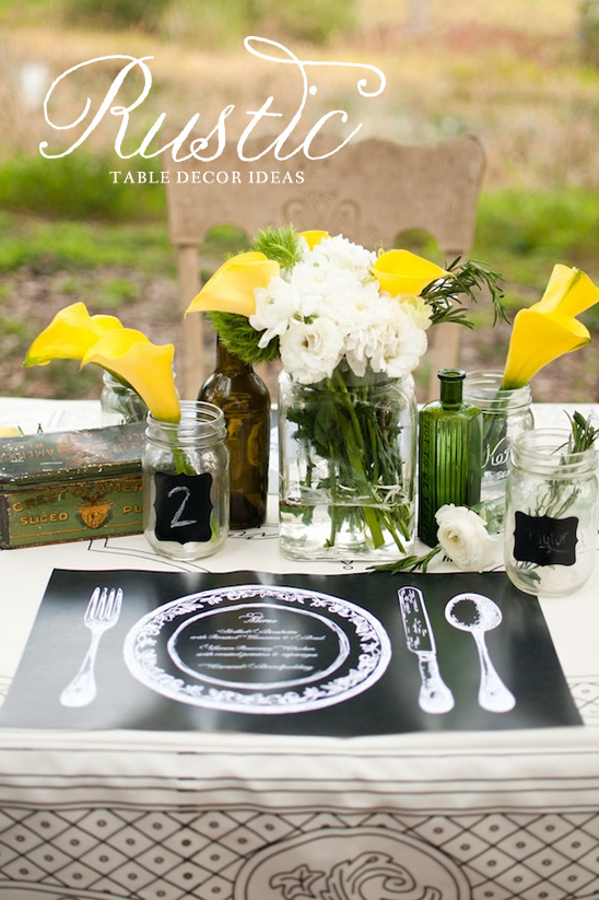 Rustic Table Decor Ideas: Affordable Elegance for Weddings & Events