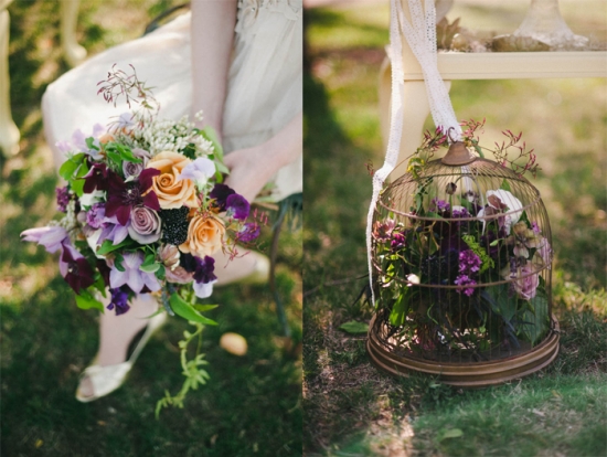 Romantic Spring Wedding Inspiration: Bouquet, Birdcage, and Soft Colors