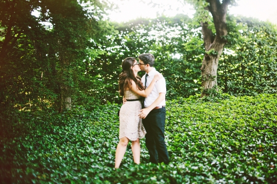 stylish brooklyn botanical garden engagement by pat furey!