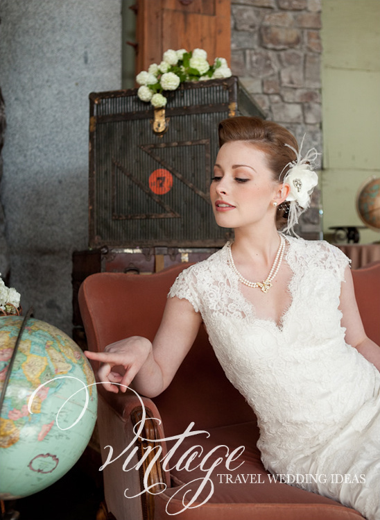 Vintage Travel Wedding Inspiration: Seattle Vendor Collaboration