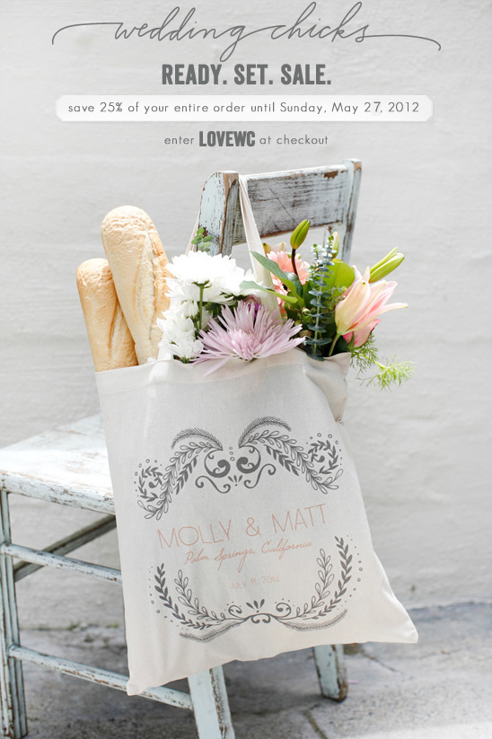 Wedding Chicks Sale: 25% Off Everything Until May 27, 2012!