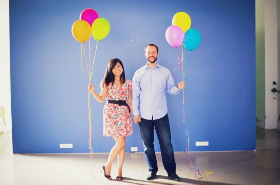 Joyful Engagement Photoshoot in Dallas Bishop Arts District