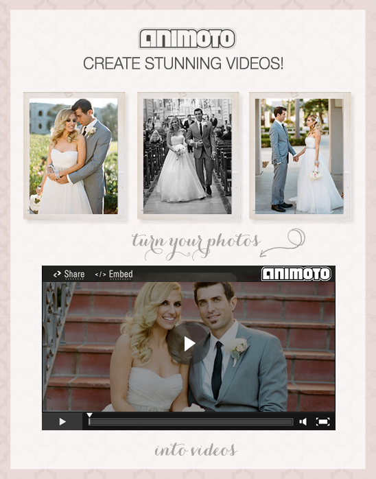 Create Wedding & Honeymoon Videos Easily with Animoto + Free Credit!