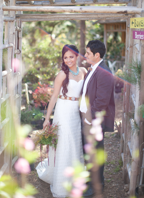 Southwest Wedding Inspiration: Stevie Nicks, Succulents & Chevron