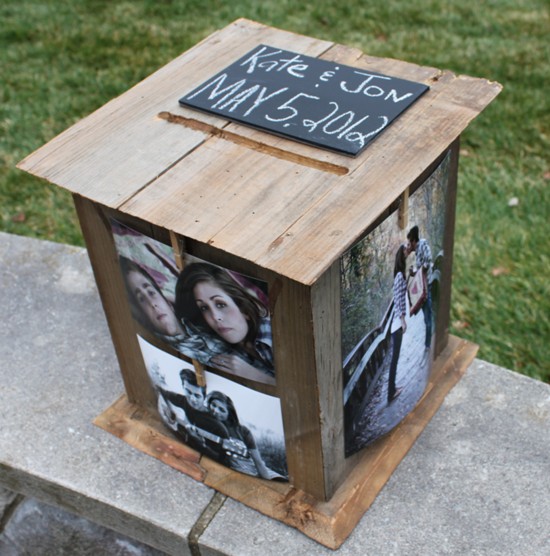 Rustic Barnwood Wedding Card Boxes: Country Charm