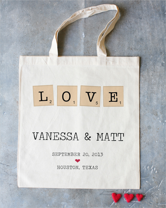 Scrabble Letters Wedding - Cute Wedding Ideas