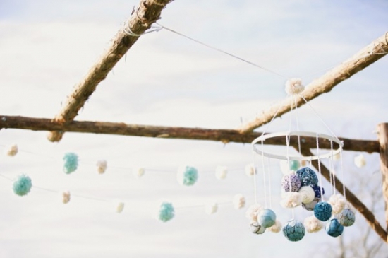 Sweet Purple Budget Farm Wedding Inspiration