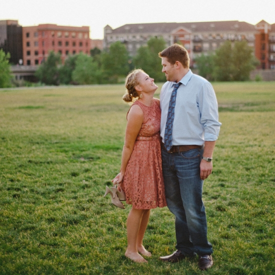Denver Engagement Photos: Romantic Couple Portrait