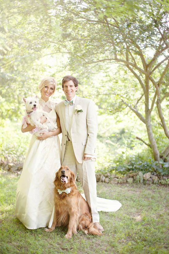 Vintage Backyard Wedding with Dogs & Bluegrass