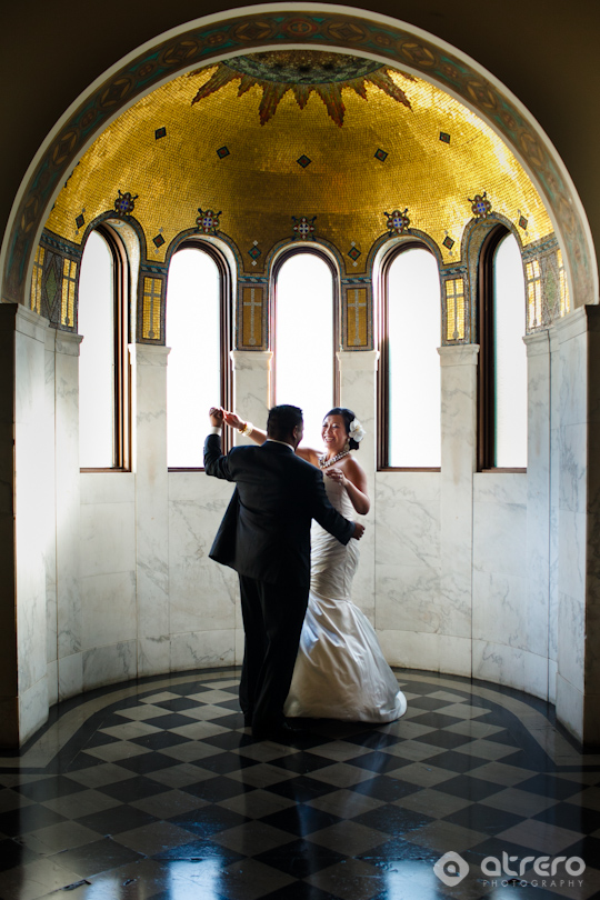 Elegant Downtown LA Vibiana Wedding Photos